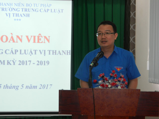 Đc Hồ Quang Huy phát biểu