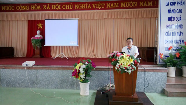Chính quyền địa phương huyện Vị Thủy đồng hành, hỗ trợ Trường Trung cấp Luật Vị Thanh trong công tác tuyển sinh