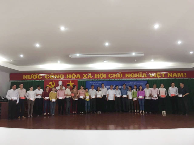 Tổ chức lớp bồi dưỡng nghiệp vụ hộ tịch tại tỉnh An Giang