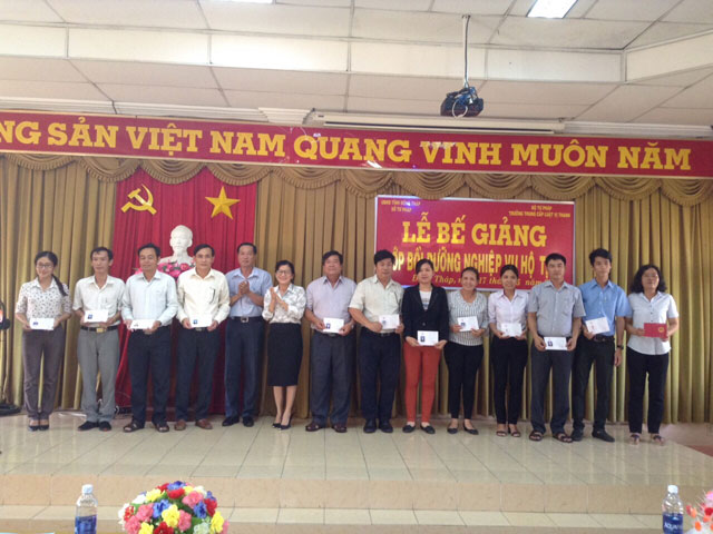 Tổ chức Lớp Bồi dưỡng nghiệp vụ Hộ tịch tại tỉnh Đồng Tháp