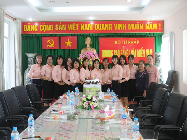 Trường Cao đẳng Luật miền Nam tổ chức Họp mặt kỷ niệm 90 năm ngày thành lập Hội liên hiệp phụ nữ Việt Nam (20/10/1930 - 20/10/2020)