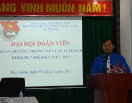 Đ/c Nguyễn Minh Trung phát biểu tại Đại Hội
